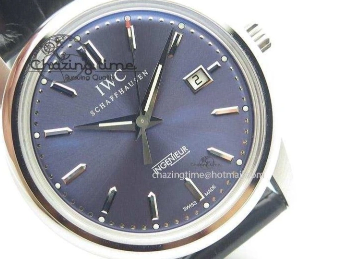 MIROTIME 0728 UrbanChic Ingeniuer St.Laurens SS Blue Dial MK 1:1 Best Edition On Black Leather Strap A 7366